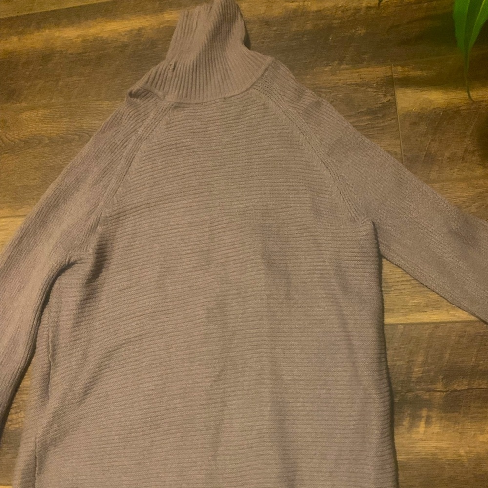 Tan Turtleneck Sweater